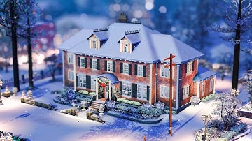 Home Alone House || The Sims 4 Speed Build Video (no CC)