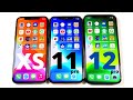 iPhone XS vs iPhone 11 Pro vs iPhone 12 Pro Speed Test!