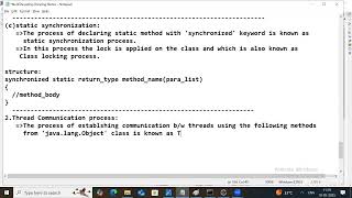 MULTI-THREADING & JAVA CONCURRENCY