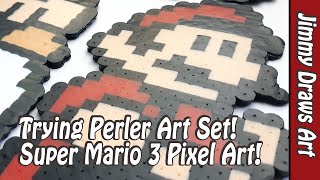 Perler Art Set – Super Mario 3 Perler Pixel Art – A first Try!