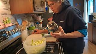 Spend Time with me in the Kitchen. Prepping for the upcoming week. 