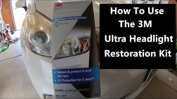 How to Restore Headlights using the 3M Ultra Headlight Restoration Kit | 2010-2015 Prius V