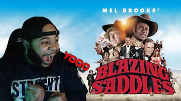 FIRST TIME WATCHING *Blazing Saddles (1974)* | Movie Reaction