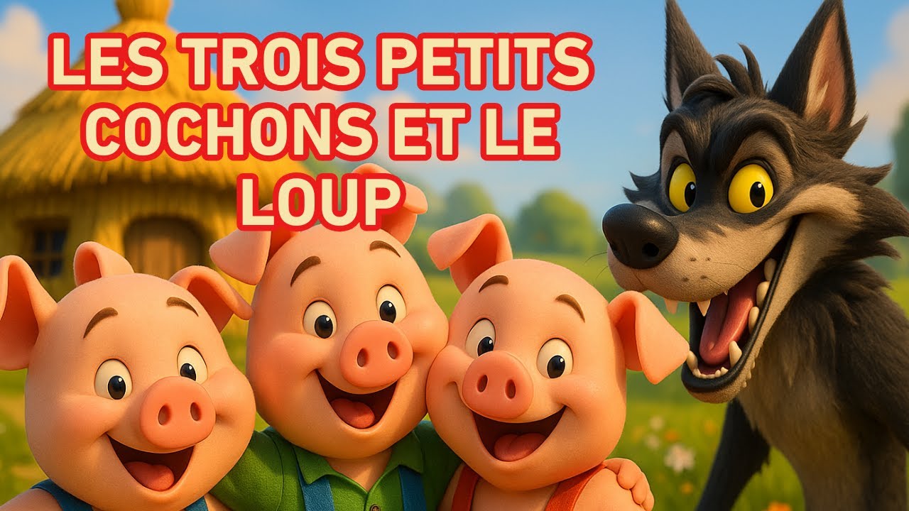 🐷 Les Trois Petits Cochons et le Grand Méchant Loup 🐺 | Conte pour Enfants