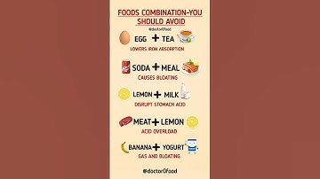 Common Food Combinations You Should NEVER Eat | Harmful Food Mixes Explained | #healthylifestyle