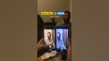 iPhone 15 pro Vs Google Pixel 8 Portrait Mode #iphone15pro #googlepixel8 #shorts