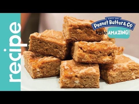 White Chocolate Peanut Butter Orange Blondie recipe
