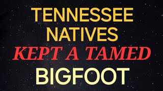 TENNESSEE NATIVES KEPT A TAMED BIGFOOT