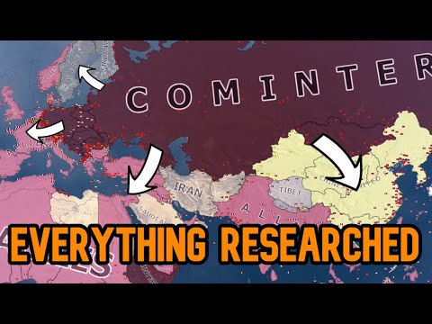 Soviet Union Starts With EVERYTHING Researched | HOI4 Timelapse