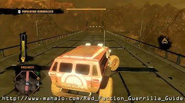 Red Faction Guerrilla Walkthrough - Badlands Sector - Harrington Memorial Bridge