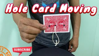 Hole Card Moving Magic Gimmick