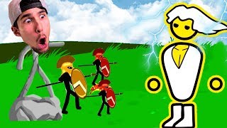 MANDO IL MIO ESERCITO DI STICKMAN IN BATTAGLIA EPICA! | StickWar Legacy screenshot 2