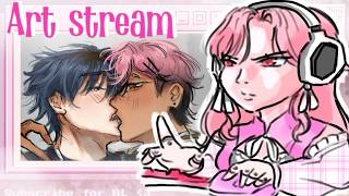 🔴LIVE 🔴 TAKING REQUESTS Chill + Draw With Me!!! (Ft friend)✨🩷