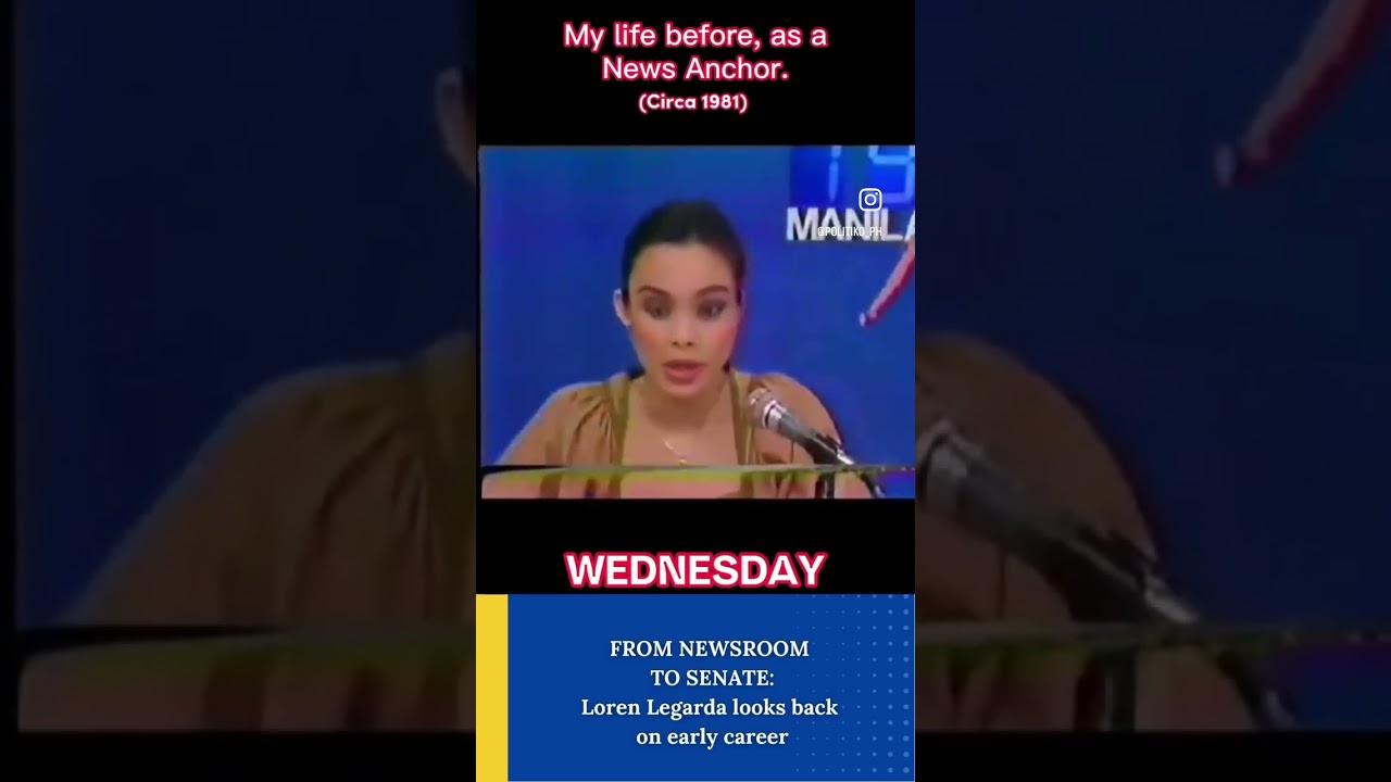 From Newsroom To Senate: Loren Legarda Looks Back On Early Career