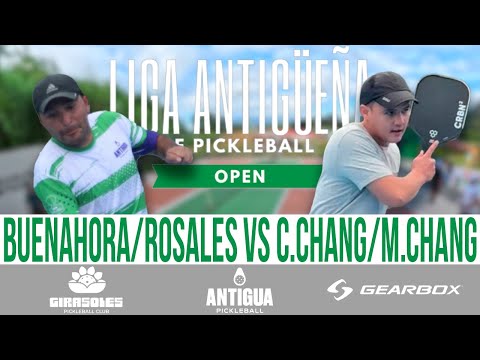 Luis Buenahora/Carlos Rosales vs Christian Chang/Michael Chang - LA LIGA ANTIGÜEÑA