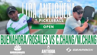Luis Buenahora/Carlos Rosales vs Christian Chang/Michael Chang - LA LIGA ANTIGÜEÑA