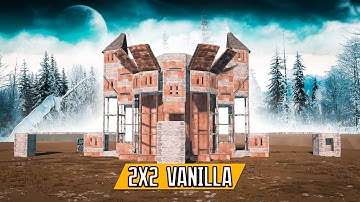 2X2 BASE UPGRADE WITH MOUNTAIN PEEKS | RUST SOLO DUO TRIO BASE | RUST BASE DESIGN | #rust