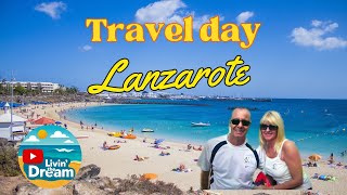 Travel day to Lanzarote. Wow, those airport queues!