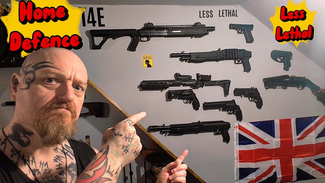 My Less Lethal Collection - man cave party