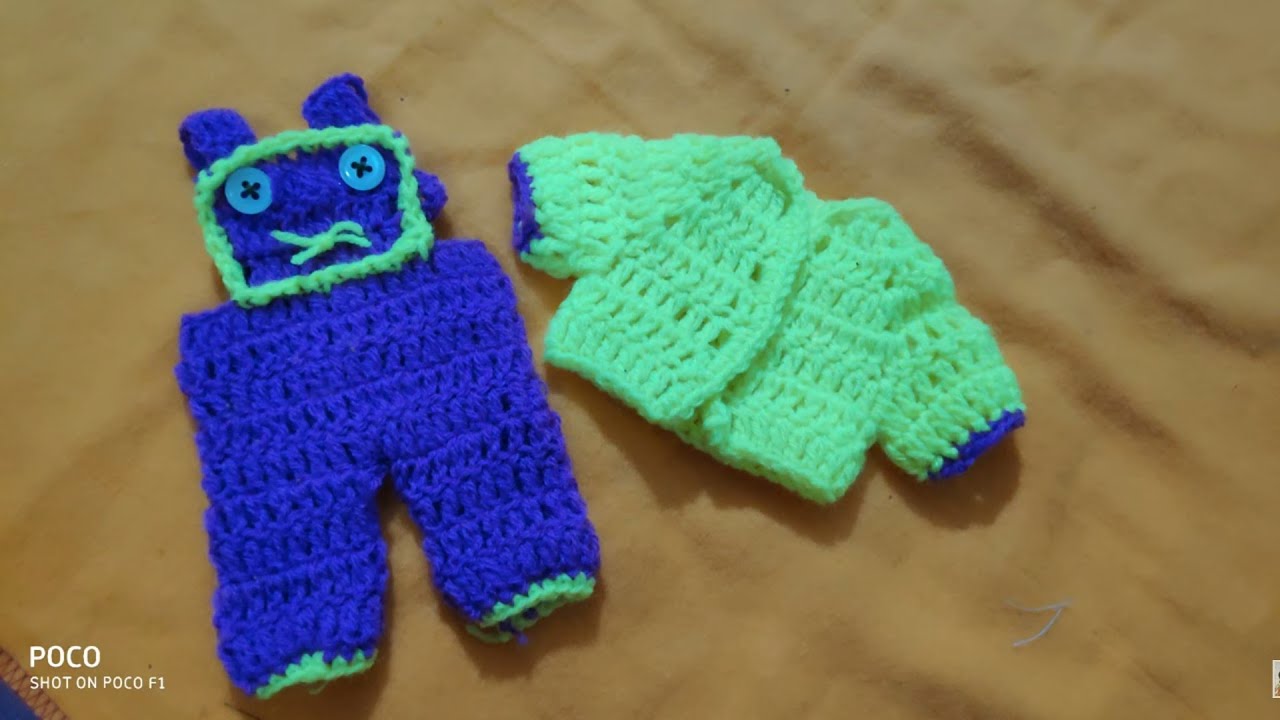 Kanhaji ki Bib Dress very easy (Crochet wooden size -5-6 no) Radhey Radhey .