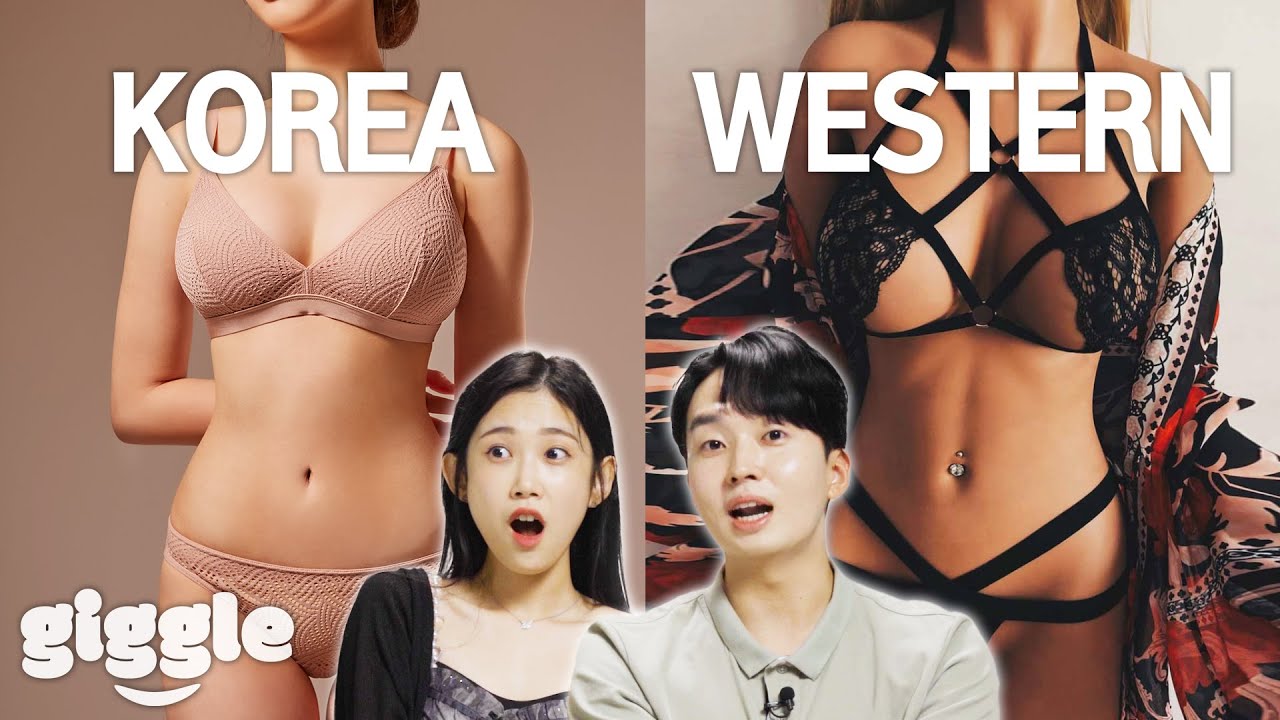 Koreans Girl & Boy React To Difference Between West vs Korean Bra