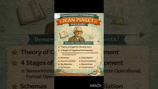 Jean piaget lifesketch and theory notes hindi handwritten 📚#youtubeshorts#study#success #psychology
