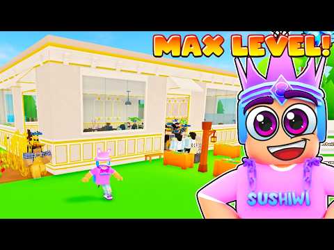 I Built The MAX LEVEL Restaurant In Roblox Run a Restaurant...