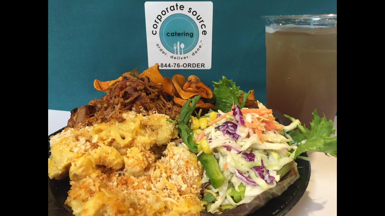 BBQ Pork. Mac n Cheese. Rainbow Coleslaw. 3 Ingredients. 1 Adventure.