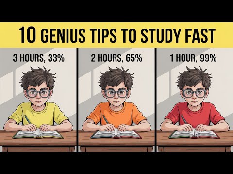 10 Genius Study Hacks to Learn Faster & Remember More | Boost Your Grades!