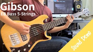 Gibson EB Bass 5-string 2013 Sound Demo