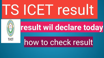 TS ICET result 2019 declare today  how to check result ts icet 2019