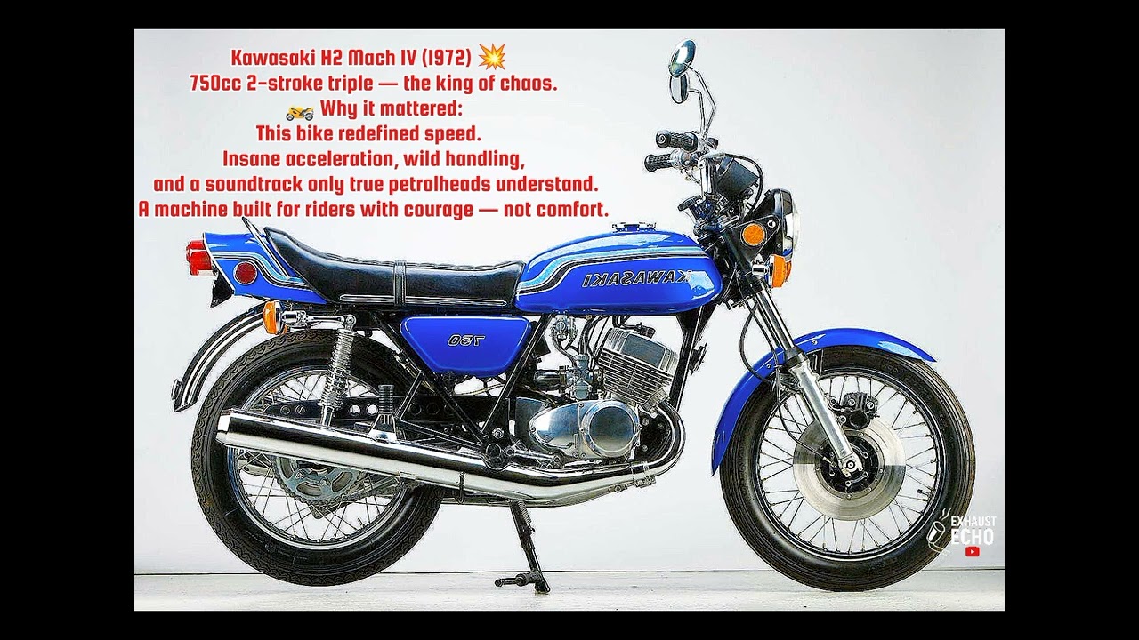 “The Kawasaki Triple Era: H1 Mach III, H2 750 & KH Series | Raw Engine Sound Collection”