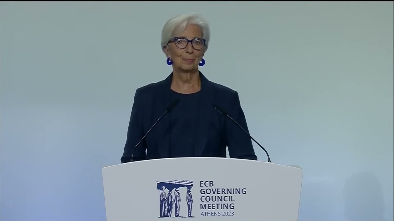 PUT IN MARKET -- Christine Lagarde: ECB Press Conference (10/26/2023)