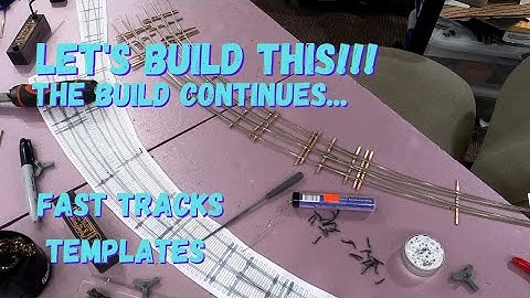 Layout Update - Building the New Staging Yard Ladder - Part 3 Finishing the Build