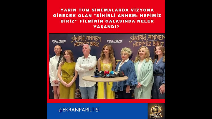 Yarın tüm sinemalarda vizyona girecek olan "Sihirli Annem: Hepimiz Biriz" filminin galası yapıldı!