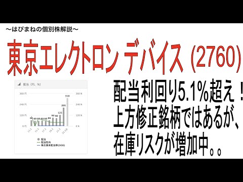 【要チェック】業績好調の東京エレクトロン デバイスの投資戦略について