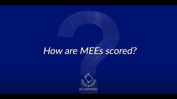 How Are MEEs Scored?