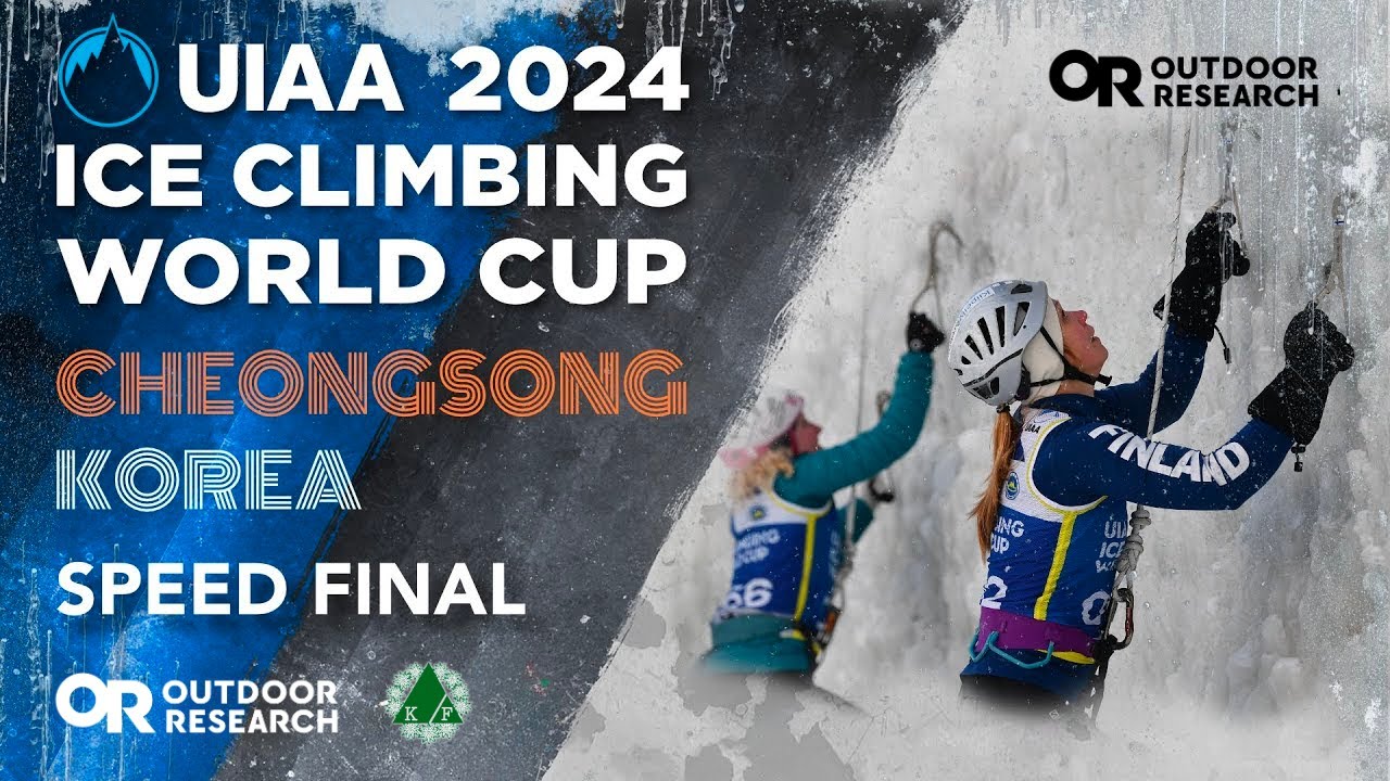 UIAA Ice Climbing World Cup 2024 Cheongsong SPEED FINALS YouTube