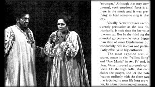 Otello Third act duet - Shirley Verrett &amp; James McCracken Powerful Titans