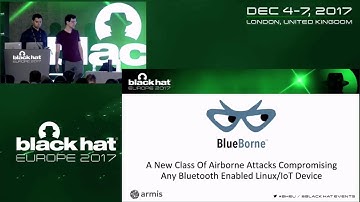 BlueBorne - A New Class of Airborne Attacks that can Remotely Compromise Any Linux/IoT Device