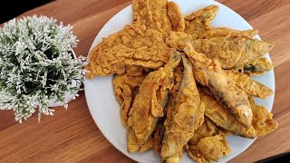IKAN ASIN GORENG TEPUNG papetek ikan tembang renyah, gurih enak #ikanasin #ikanasinenak