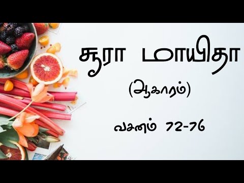 ஸூரத்துல் மாயிதா | வசனம் 72 - 76 | surah ma' idah