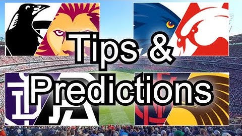 Round 23 Tips | Tips and Predictions