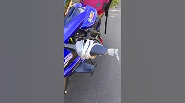 #004 LED indicator mirrors in R15 V3 🔥|| MODIFIED r6 zx10r mirrors