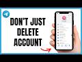 Deleting Telegram? Back up these 5 things before you do - 2026 Update