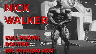 Nick Walker Olympia 2021 Full Posing Routine