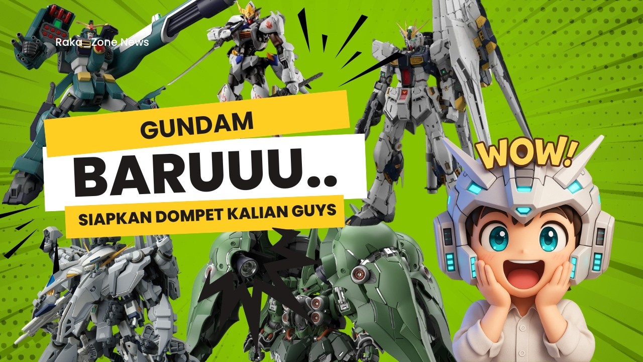 Upcoming Gunpla 2026 GILA! MGSD Kshatriya, HG Xi, PG Nu & Fakta Project Zeta