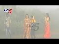 Lambasingi covered with fog; tourists making beeline