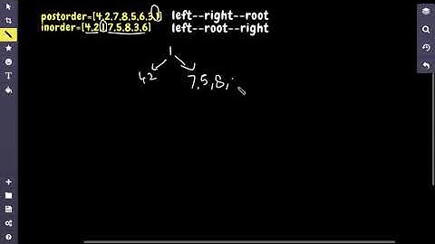 106 | Leetcode |Construct Binary Tree from Inorder and Postorder | #Python