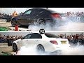 BMW M5 vs Mercedes-AMG E63 S - INSANE BURNOUTS!